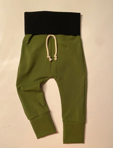 Solid Olive Joggers for Fall